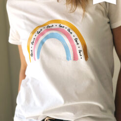 Goldmarie Plotterdatei – Regenbogen im Skandinavischen Stil