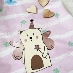 Plotterdatei Feenbär LOTTI, niedlicher Teddybär als Zauberfee verkleidet