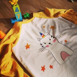 Goldmarie Plotterdatei Einhorn-Katze