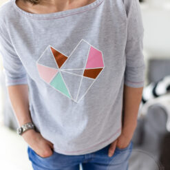 Goldmarie Plotterdatei – Geometrisches Herz