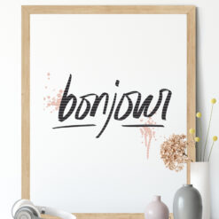 Goldmarie Plotterdatei Bonjour