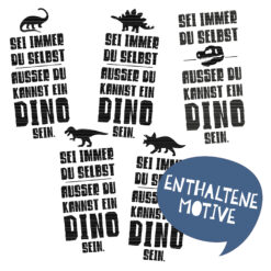 Goldmarie Plotterdatei Sei immer ein Dino