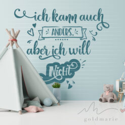 GOLDMARIE Plotterdatei - Ich kann auch anders, aber ich will nicht
