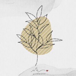 GOLDMARIE Plotterdatei - One Line Florals Farn