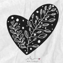 HELLO GOLDMARIE Plotterdatei - Skandi Heart