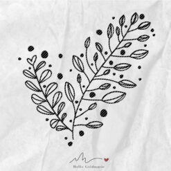 HELLO GOLDMARIE Plotterdatei - Skandi Heart