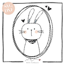 HELLO GOLDMARIE Plotterdatei - Hasi Osterhase