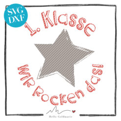 Hello Golmarie Plotterdatei Schulkind - zur Einschulung - 1. Klasse