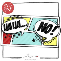 HELLO GOLDMARIE Plotterdateien - Comic Style