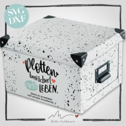 Hello Goldmarie Plotterdatei "Plotterleben" - Plotten bereichert mein Leben