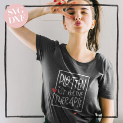 Hello Goldmarie Plotterdatei "Plotterleben" - Plotten ist meine Therapie