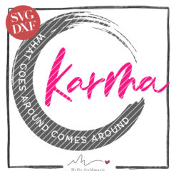 Hello Goldmarie Plotterdatei -Karma