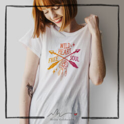 Alternative view of Plotterdatei "Wild Heart, Free Soul"