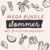 Plotterdateien MEGA Bundle SOMMMER (9 Motive)