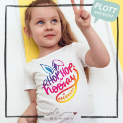 HELLO GOLDMARIE Plotterdatei - Ostern - Hop Hop Hooray