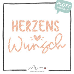 Plotterdatei Babys "Herzenswunsch"