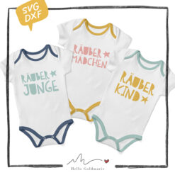 Alternative view of Plotterdatei Babys "Räuberkind"