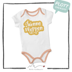 Alternative view of Plotterdatei Babys "Wonneproppen"