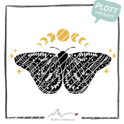 Plotterdatei "Mystic Boho Motte"