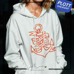 Alternative view of Plotterdatei Anker - "Home is where the Anchor Drops"