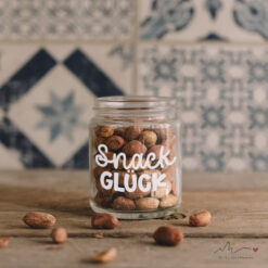 Plotterdatei Küche Etiketten Snack Glück