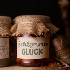 Plotterdatei Küche Etiketten Marmelade Schlemmer Glück
